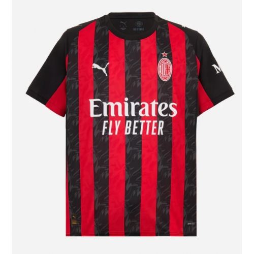 Billige Fotballdrakt AC Milan Replika Hjemmedrakt 2025-26 Kortermet Billige Fotballdrakt AC Milan Replika Hjemmedrakt 2025-26 Kortermet